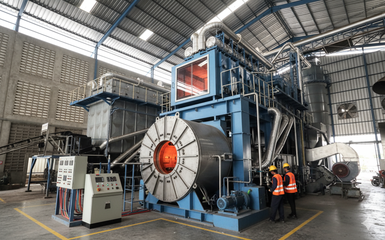 Boiler Uap Gas 15 T/H untuk Industri Tekstil di Indonesia