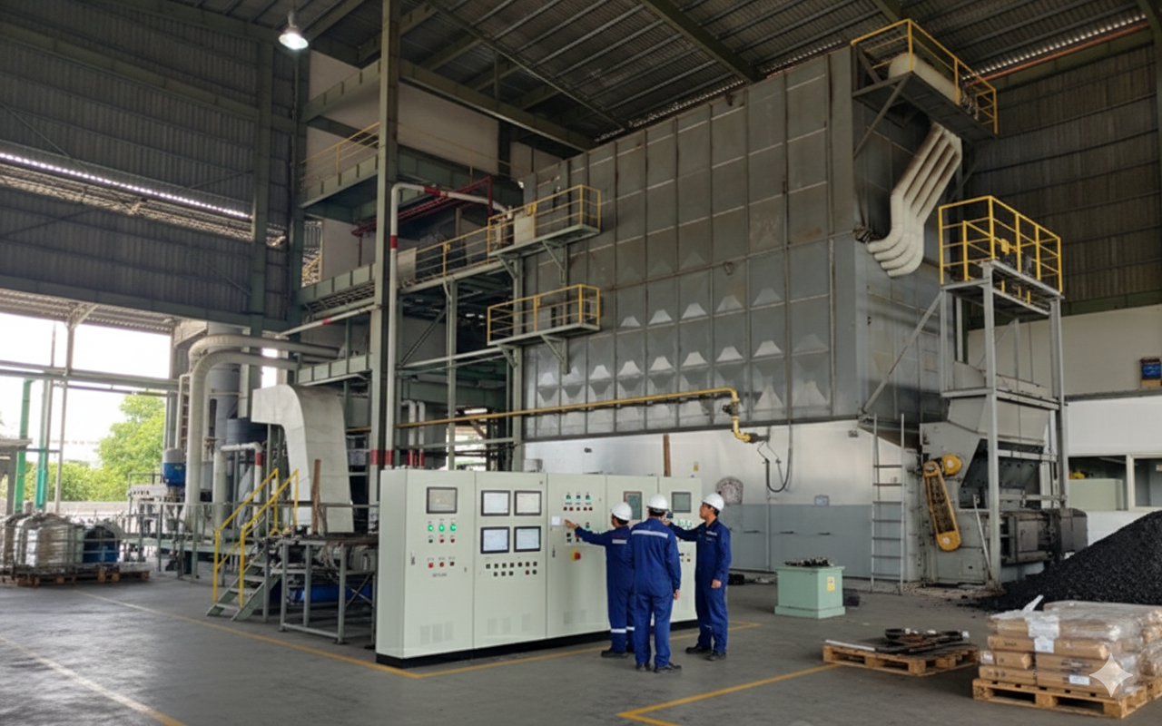 Thermal Oil Heater 6000kW untuk Industri Farmasi di Indonesia